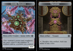 Gnome Soldier Token // Treasure Token (018) - Foil