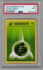 1999 Pokemon Game 99 Grass Energy 1st Edition PSA 9 54924082