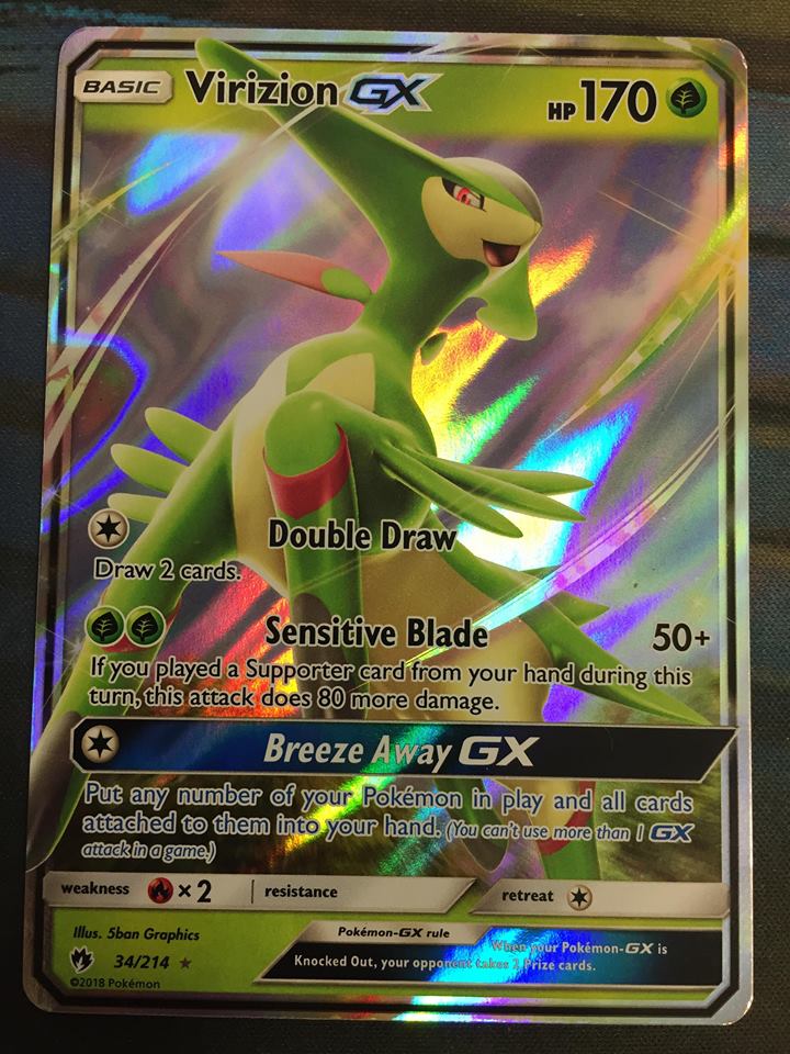 Virizion GX - 34/214 - Ultra Rare