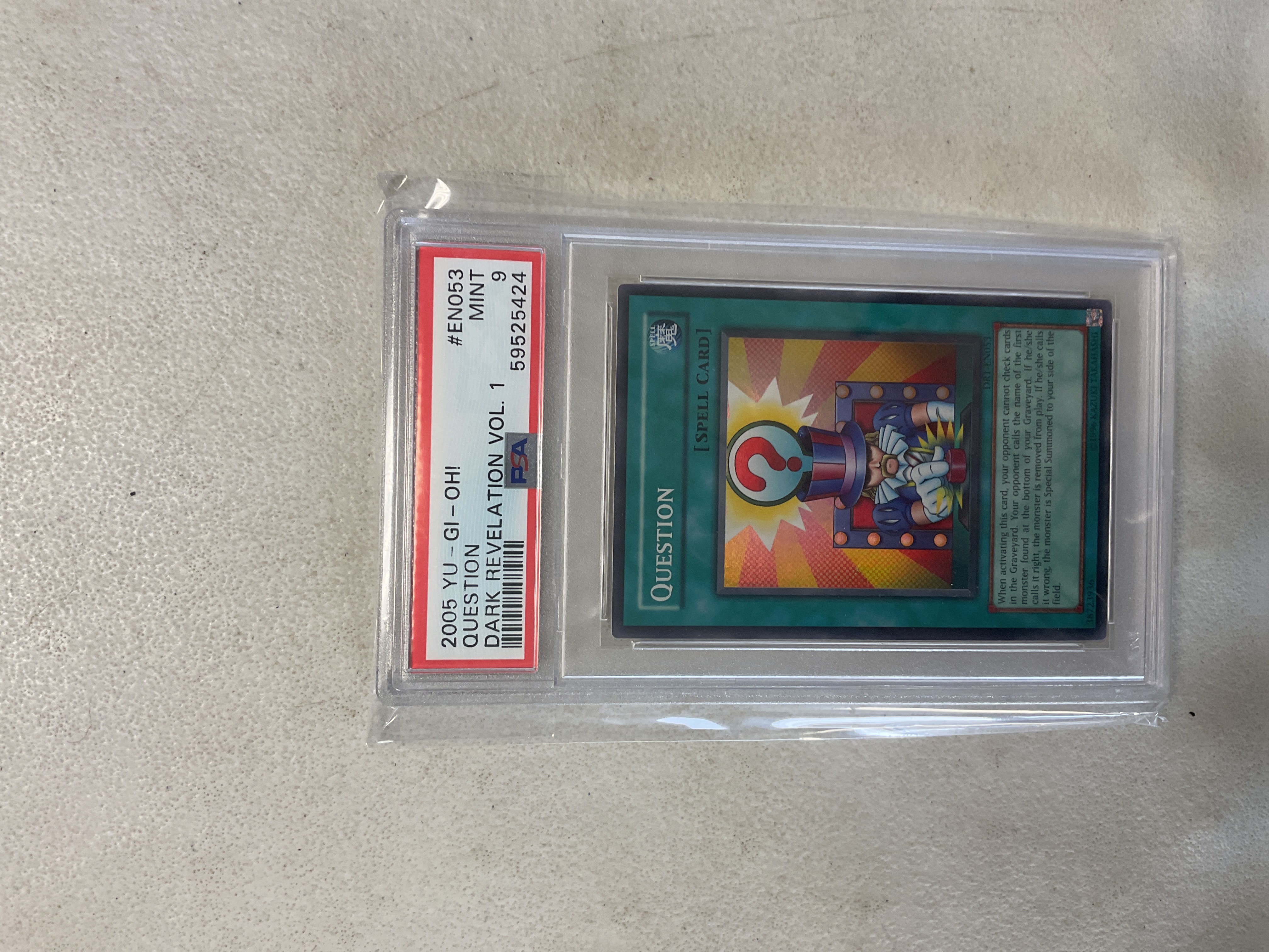 Question - DR1-EN053 PSA 9