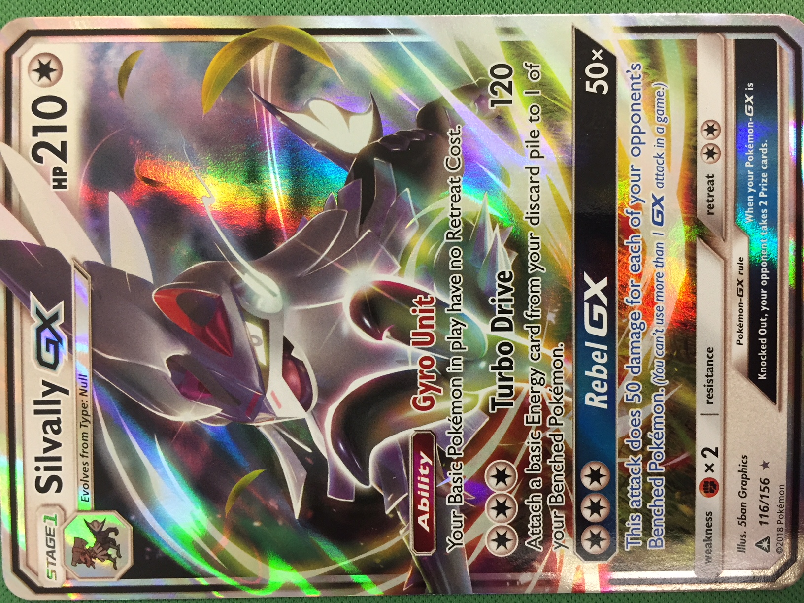 Silvally GX - 116/156 - Ultra Rare