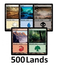 500x Basic Land Collection (100x of each type) Mtg Magic