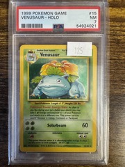 1999 Pokemon Base Set Unlimited 15 Venusaur PSA 7 54924021
