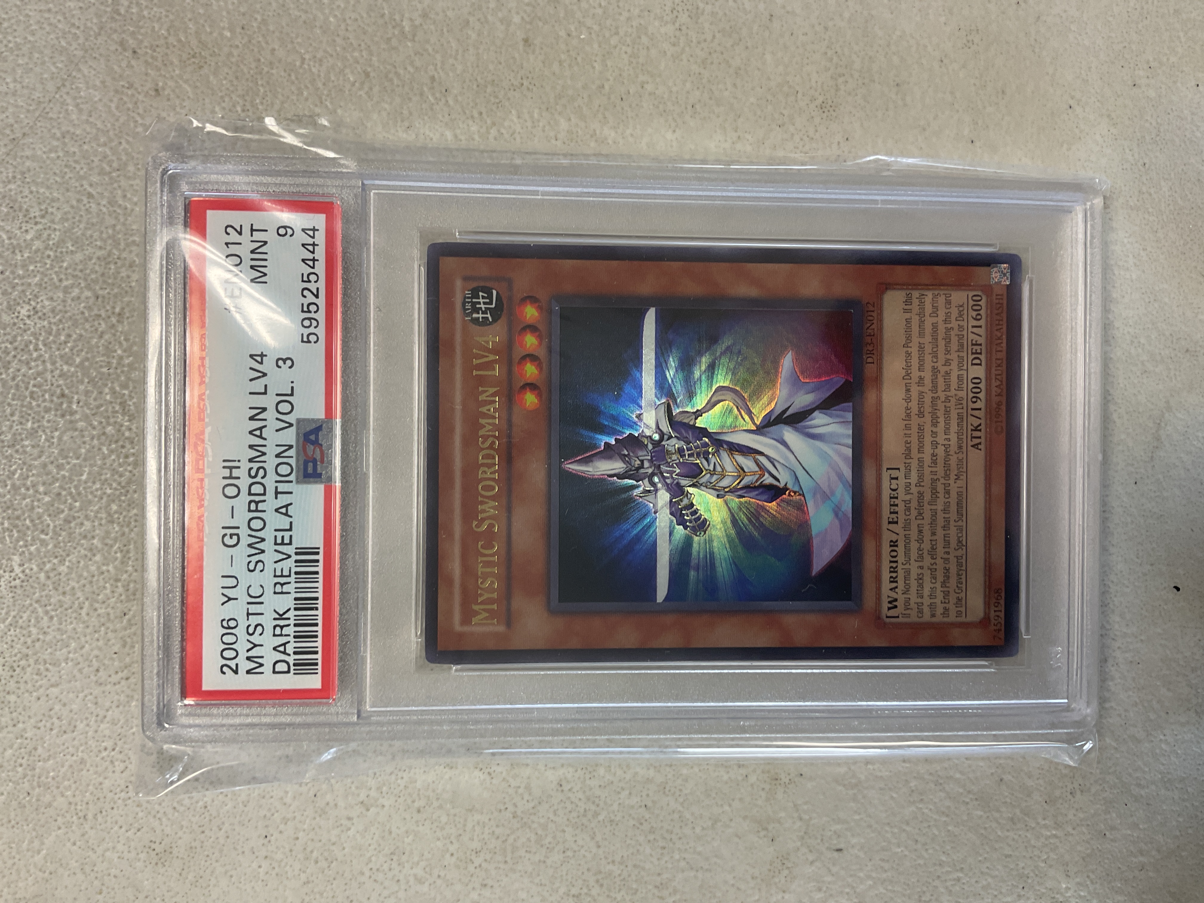 Mystic Swordsman LV4 - DR3-EN012 PSA 9