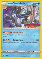 Alolan Sandslash - SM18  - Prerelease Promo - SM Black Star Promo