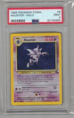 1999 Pokemon Fossil 6 Haunter Holo PSA 9 62160869