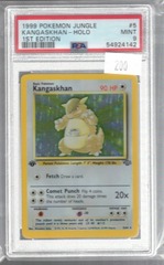 1999 Pokemon Jungle 5 Kangaskhan Holo 1st Edition PSA 9 54924142