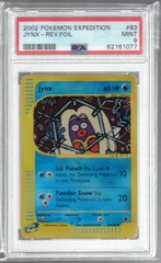 2002 Pokemon Expedition 83 Jynx Rev.Foil PSA 9 62161077