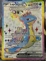 Lapras ex - 158/142 - Full Art Ultra Rare