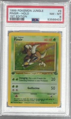 1999 Pokemon Jungle 9 Pinsir Holo 1st Edition PSA 8 53566403