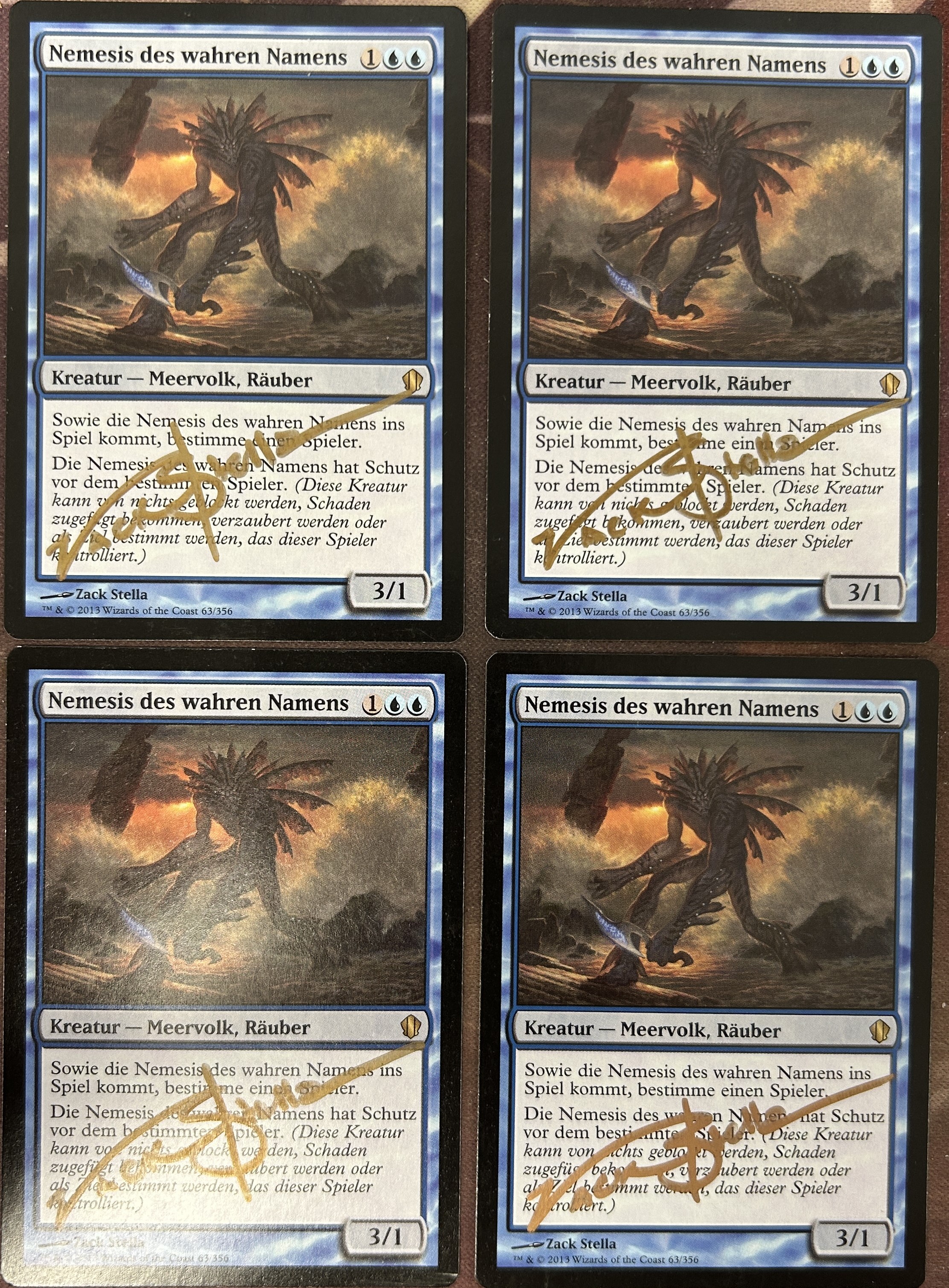 True Name Nemesis x4 German Zack Stella