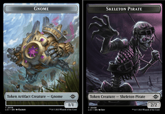 Gnome Token // Skeleton Pirate Token - Foil