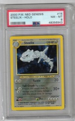 2000 P.M. Neo Genesis 15 Steelix Holo PSA 8 48356943