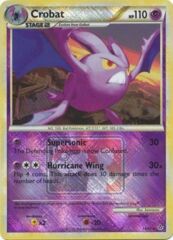 Crobat - 14/95 - Promotional - Crosshatch Holo Pokemon League hurdle Dash Season 2010