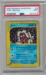 2002 Pokemon Expedition 83 Jynx Rev. Foil PSA 9 62161076