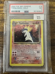 2000 Pokemon Neo Genesis 18 Typhlosion PSA 7 62160843