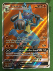 Lucario GX - 122/131 - Full Art Ultra Rare