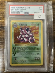 1999 Pokemon Base Set Shadowless 11 Nidoking PSA 7 56279411