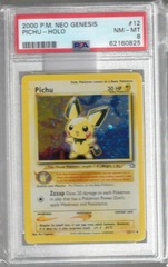 2000 P.M. Neo Genesis 12 Pichu Holo PSA 8 62160825