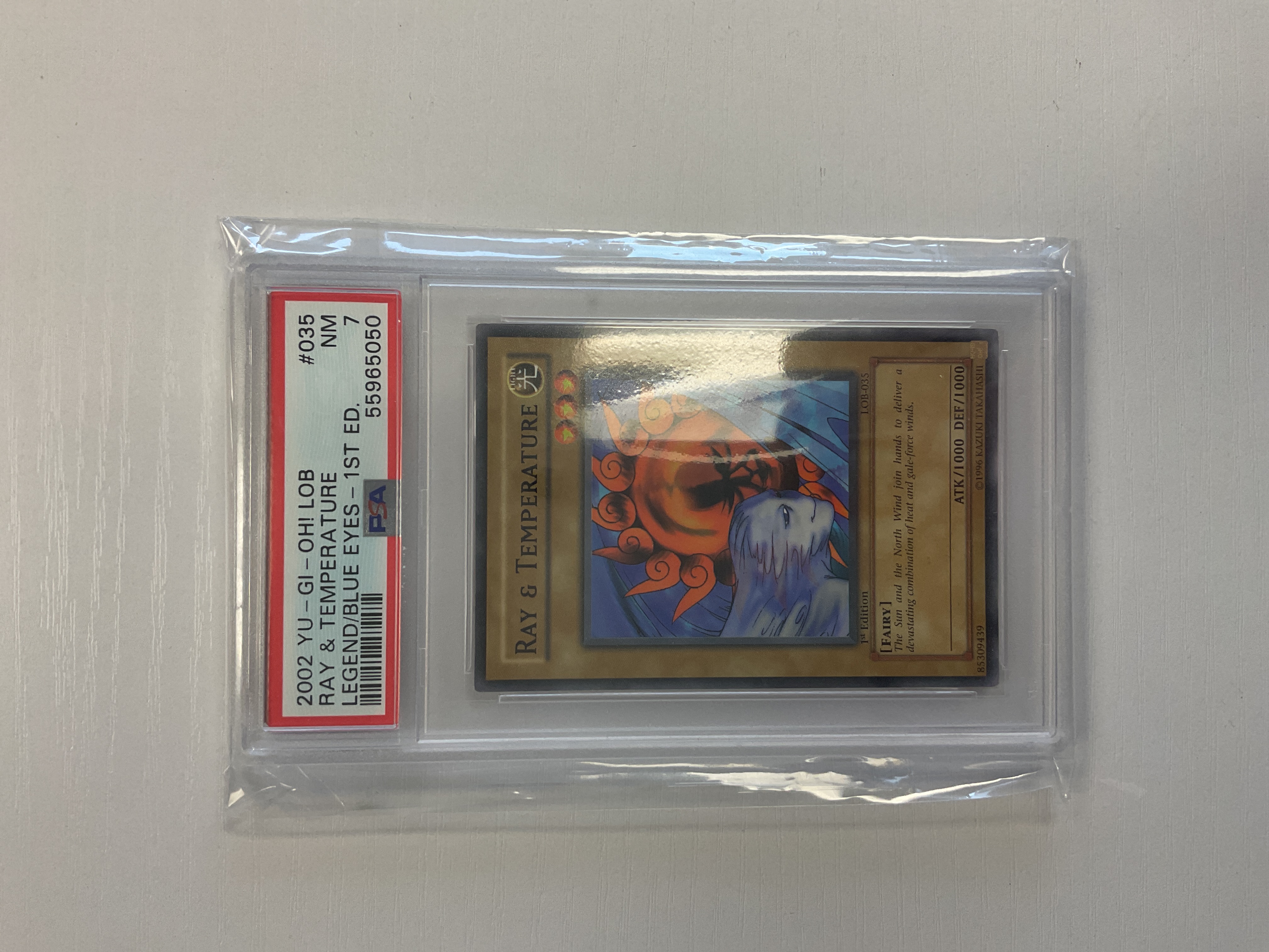 Ray & Temperature - PSA 7 LOB-035 1st Edition