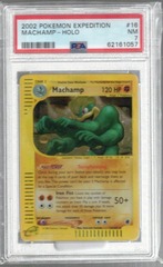 2002 Pokemon Expedition 16 Machamp Holo PSA 7 62161057