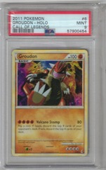 2011 Pokemon 6 Groudon Holo Call of Legends PSA 9 57900454