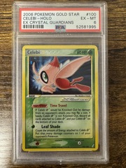 2006 Pokemon EX Crystal Guardians 100 Celebi Gold Star PSA 6 52581995