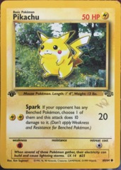 Pikachu - 60/64 - Promotional - Wizard's 1st Edition 