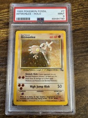 1999 Pokemon Fossil 7 Hitmonlee PSA 9 48484780