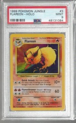 1999 Pokemon Jungle 3 Flareon Holo PSA 9 48131084