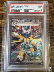 2025 Pokemon Prismatic Evolutions 165 Dragapult ex PSA 9 105080153