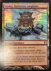 Shinka, the Bloodsoaked Keep French Champions of Kamigawa LP