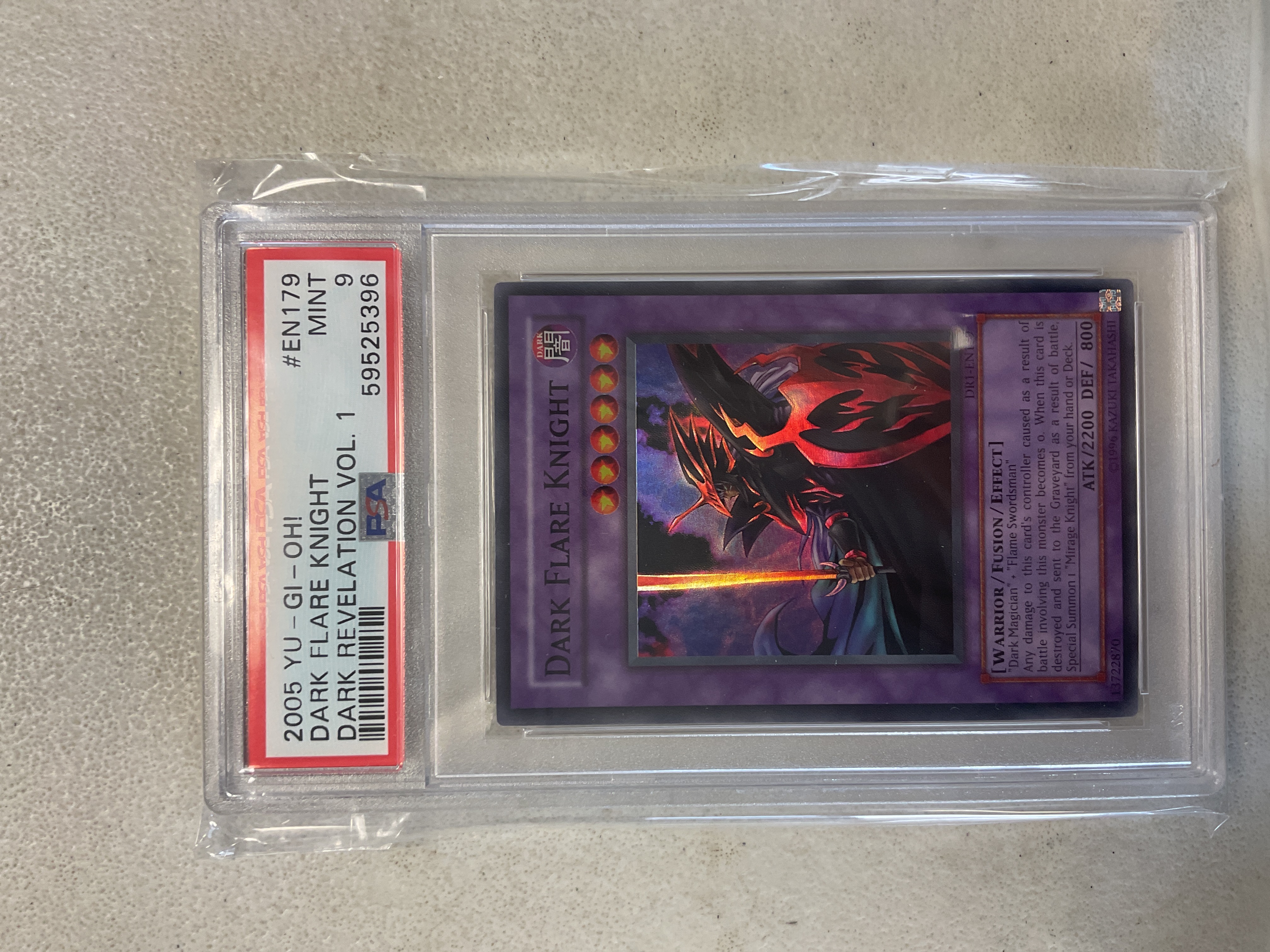 Dark Flare Knight - PSA 9 DR1-EN179