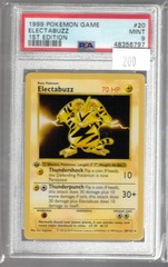 1999 Pokemon Game 20 Electabuzz 1st Edition PSA 9 48356797