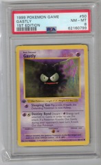 1999 Pokemon Game 50 Gastly 1st Edition PSA 8 62160799