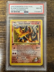 2000 Pokemon Gym Challenge 2 Blaine's Charizard Holo 1st Edition PSA 8 77038576