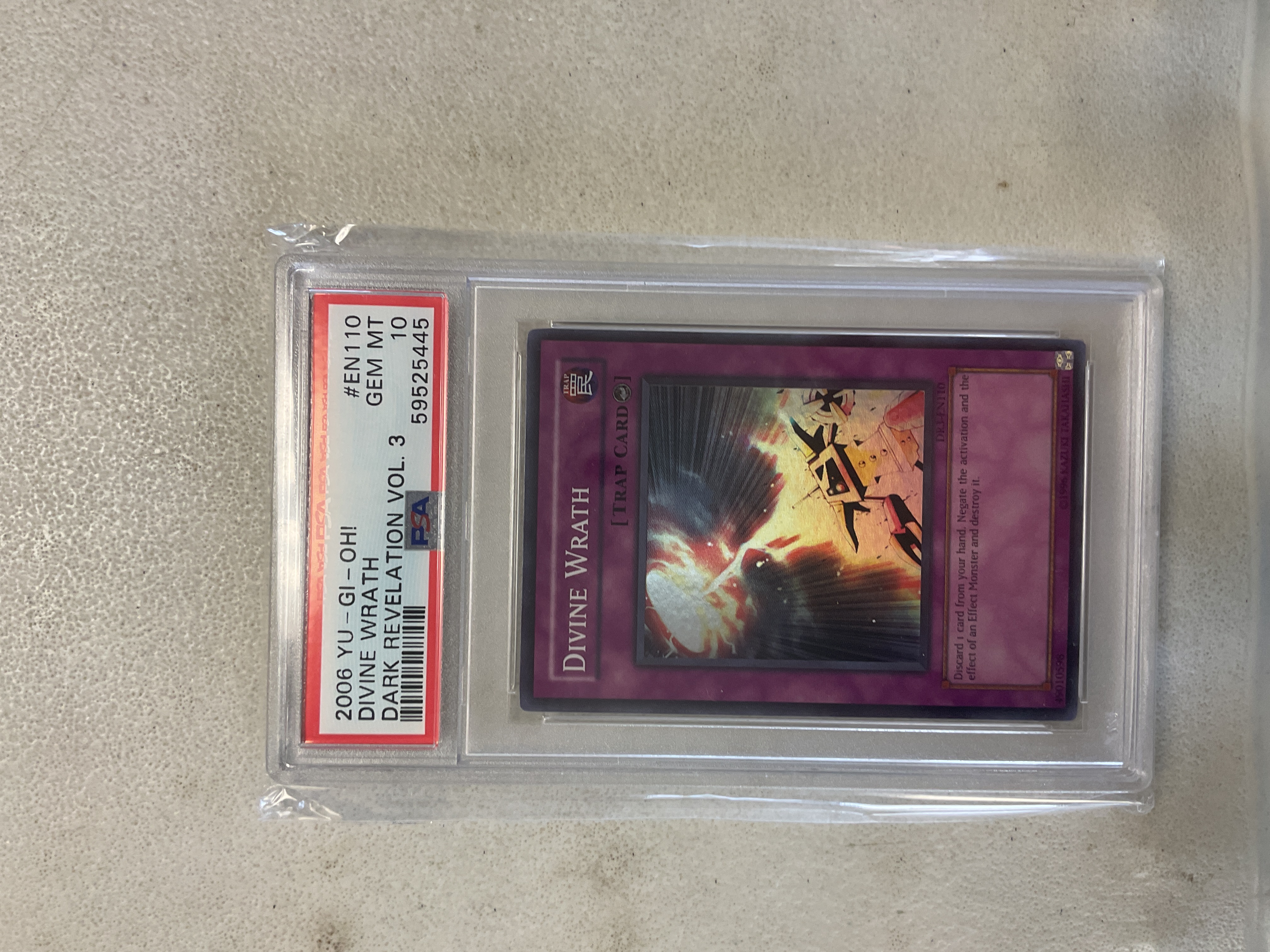 Divine Wrath - DR3-EN110 PSA 10