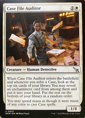 Case File Auditor (b - black wisps) - Foil