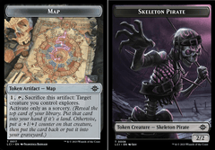 Map Token // Skeleton Pirate Token - Foil