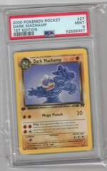 2000 Pokemon Rocket 27 Dark Machamp 1st Edition PSA 9 53566467