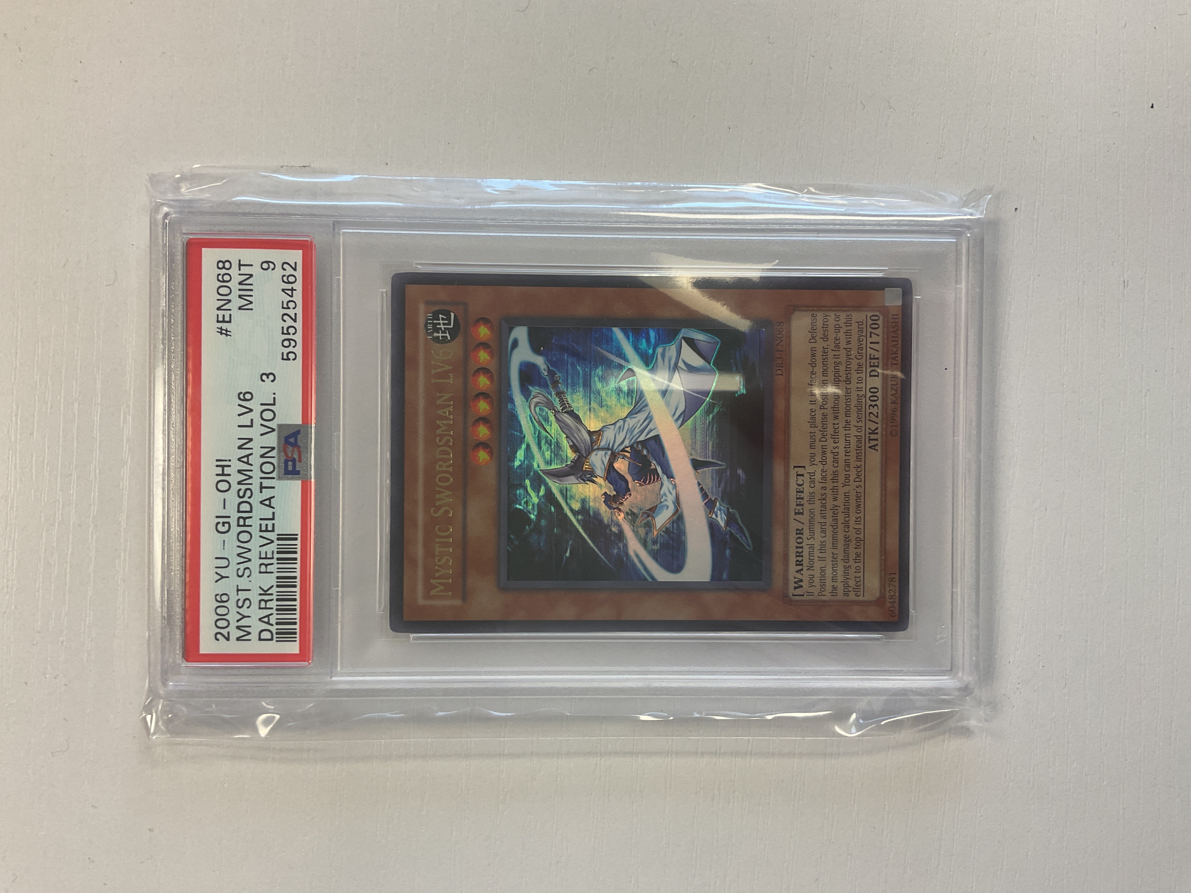 Mystic Swordsman LV6 - PSA 9 DR3-EN068
