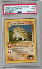 2000 Pokemon Gym Heroes 23 Brock's Sandslash 1st Edition PSA 9 52649309