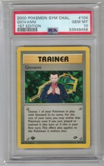 2000 Pokemon Gym Chal. 104 Giovanni 1st Edition PSA 10 53549458