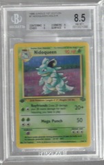 1999 Jungle 1st Edition 7 Nidoqueen Holo R BGS 8.5