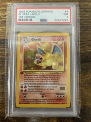 1999 Pokemon German Base Set 4 Charizard Holo 1st Edition PSA 7 52227223