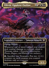 Olivia, Opulent Outlaw ~~ Borderless - Foil