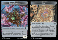 Gnome Soldier Token // Map Token - Foil