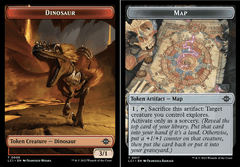 Dinosaur Token (009) // Map Token - Foil