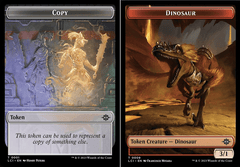 Copy Token // Dinosaur Token (009) - Foil
