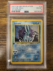 2001 Pokemon Neo Revelation 14 Suicune Holo 1st Edition PSA 6 80376159